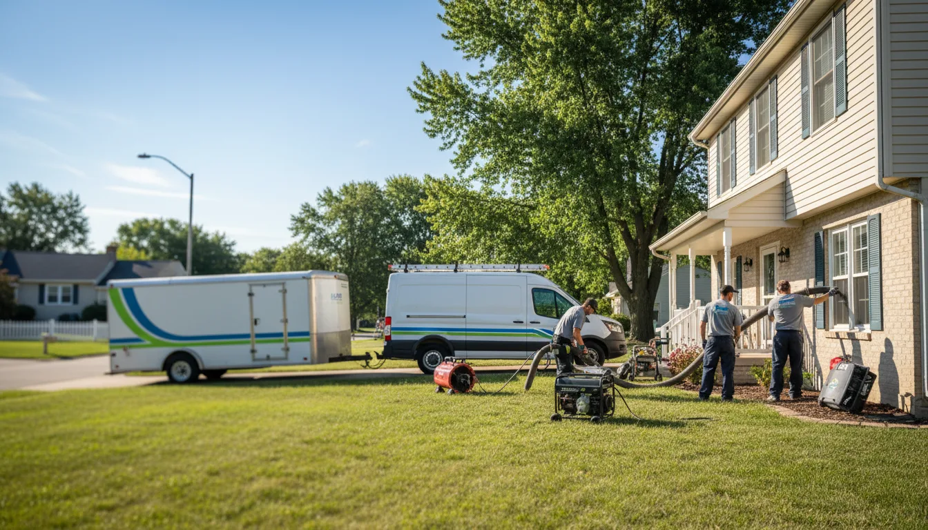 Flooded Basement Restoration And Cleanup With Repair in Cincinnati, IA near me